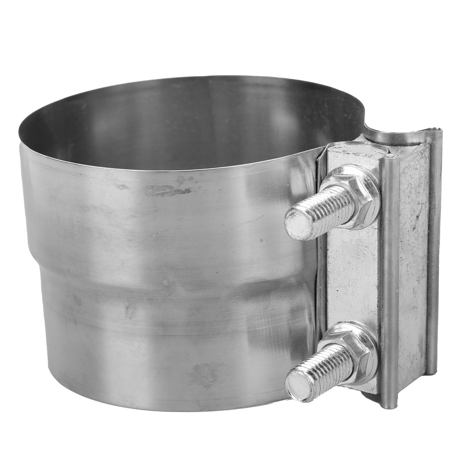 4in Exhaust Band Clamp Stainless Steel Butt Joint Joiner for Muffler Downpipe Header Manifold