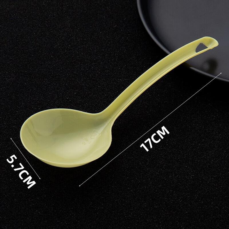 ZISIZ Одноразовые большие пластиковые сервировочные ложки