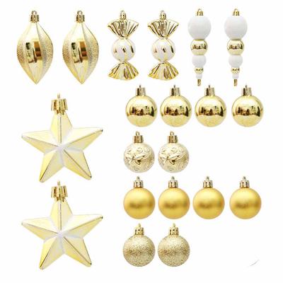 Christmas Decoration Christmas Tree Ball Pendant Candy Vine Pinecone Jewelry Set Christmas Home Decoration Pendant Gift Box