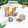 10Pcs/Pack Portable Football Candy Box Cartoon Football Trophy Box  Party Supplies