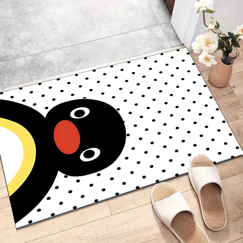 1pc Pingu (3) Design Printed Area Rug Carpet for Bedroom Living Room Home Decor Rugs Mat Non Slip Mat Rug for Bedside