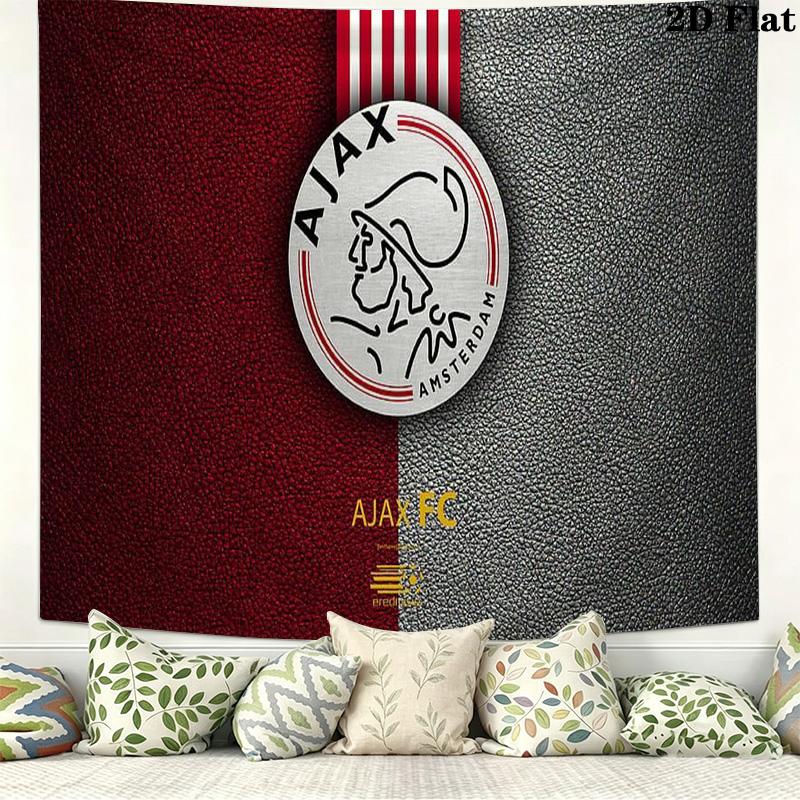 AFC Ajax Wall Tapestry Aesthetic Wall Hanging Printed Fabric Blanket Decorative Tapestries for Bedroom Living Room Home Decor
