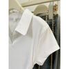 YYFS Women's Fashion Casual Summer Spring Solid Color Print Short Sleeve POLO Neck Blouses & Shirts