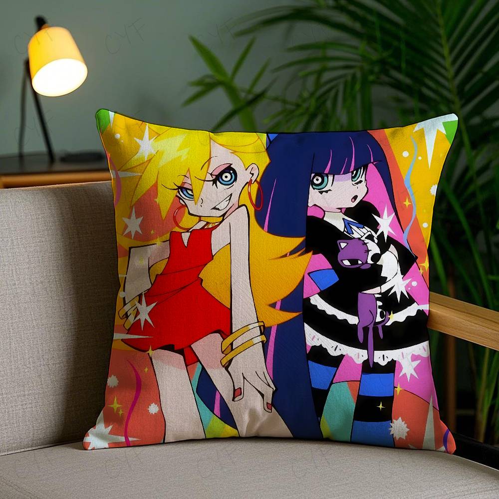 Panty & Stocking with Garterbelt Kissenbezug Kundenspezifisch bedrucktes Kissen aus gebürstetem Fleece, Babyhaut-Haptik, Umweltfreundlicher Sublimationsdruck