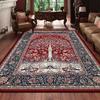 Retro Persian Carpet for Living Room Boho Decor for Room Balcony Rug Large Luxury Red Bed Decoration Home Mats Bedside 160x230