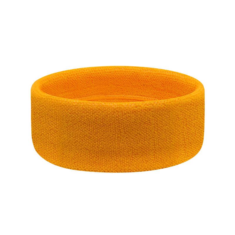 2026 Solid Color Cotton Headband Sweat Absorbent Belt Breathable Men's Running Fitness Badminton Sweatproof Women's Sports Bandana