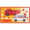Pioneer Tomica Fire 70mm Wide X 30mm Engine/Ambulance Patch, Long, Sticker/Iron-on Adhesive, TOM550-TOM42