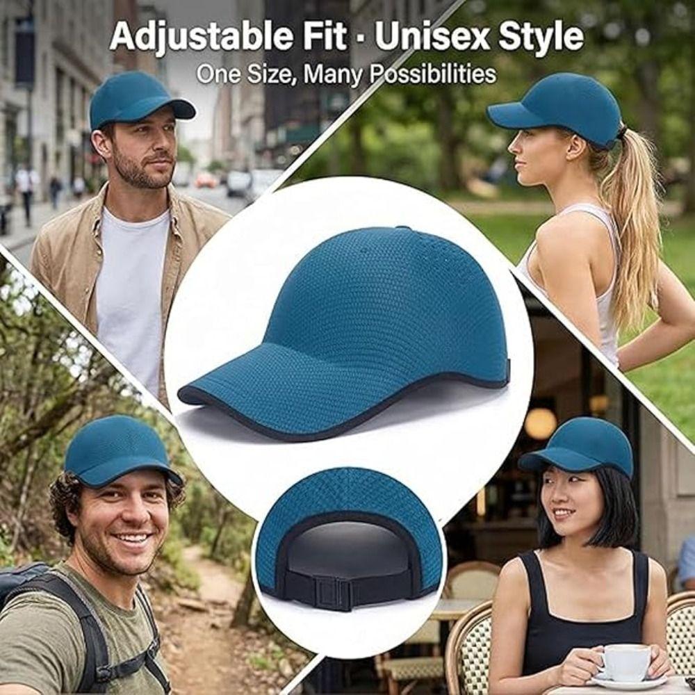 Packable Sports Hat Seamless Outdoor Hat Creative Gift Baseball Cap