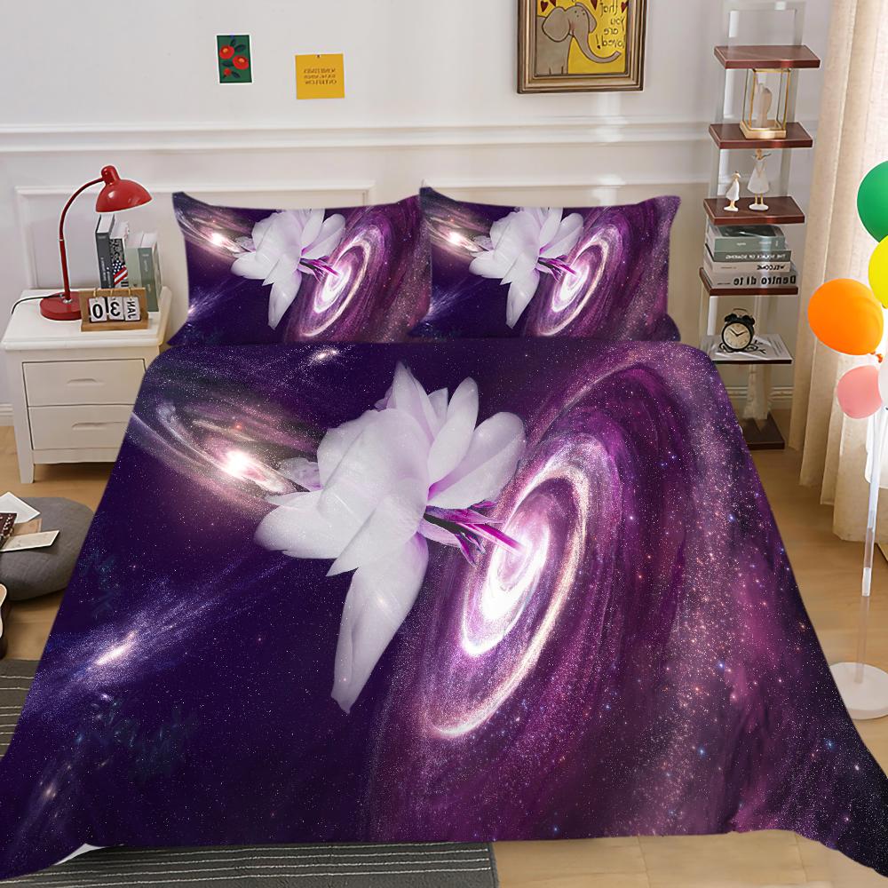 Hot Sell Duvet Cover Starry Animals Home Textiles Queen Size Bedding 3D Romatic Quilt Cover Children Adults Bedding Cover Set