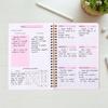 52 Weeks A5 English Schedule Book Weekly Planner Planner Coil Book Planner Notebook Schedule Book