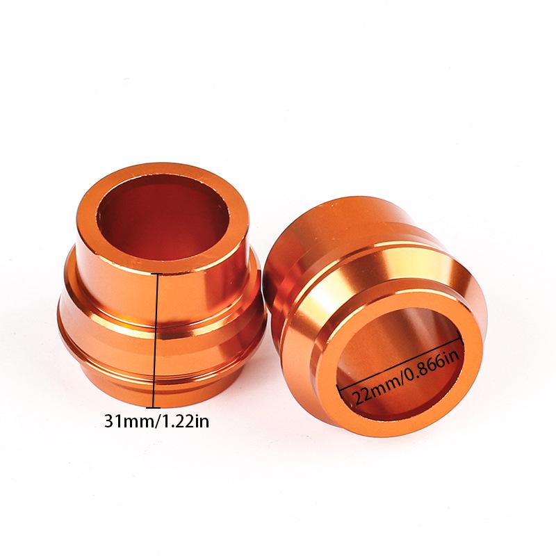 KTM/EXC/SX/SX-F 250/350/450 CNC Wheel Hub Spacers for Off-road Axle Modification
