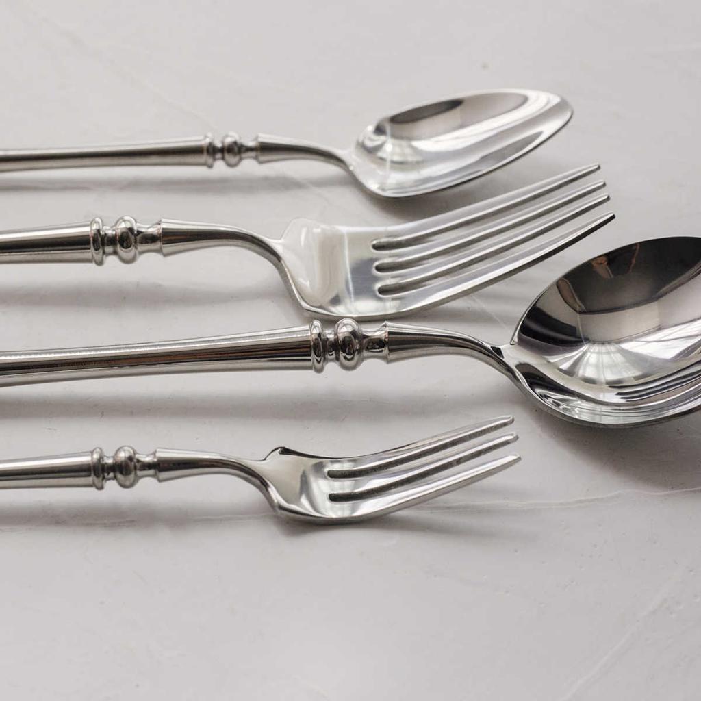 304 Stainless Steel Tableware Western-style Knife, Fork and Spoon Steak Knife Dessert Spoon Set Restaurant Hotel European-style