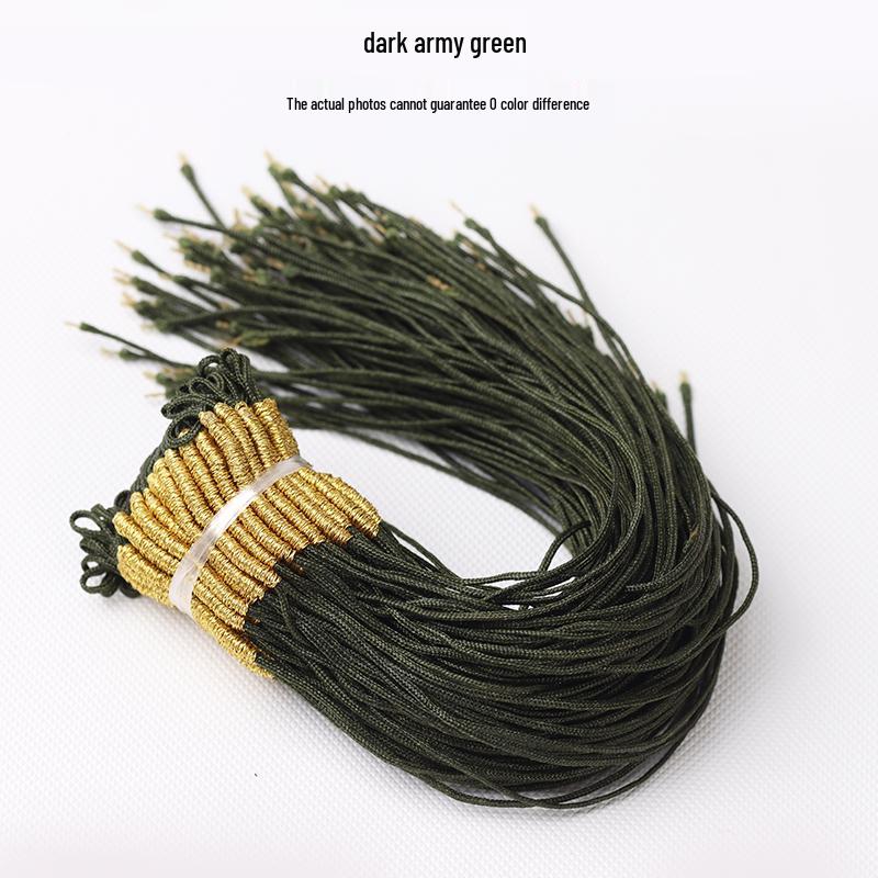 Hand-Woven Gold Wire Pull Ring Necklace & Bracelet Pendant with Movable Loop