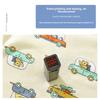 Kids Cotton Short Sleeve 2Pcs Set, Summer Shoulder Snap T-shirt & Shorts for Toddler Boys Girls
