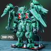2091 Piese MOC Armură Mecanică K-shattriyar Model Blocuri de Construcție Robot Mecha Înarmat Asamblare Arme Jucării Cărămizi DIY pentru Copii Cadou