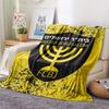 Beitar Jerusalem Football Club Flannel Blanket, High quality Comfortable for All Seasons, Home Decor, Warmth and Comfort