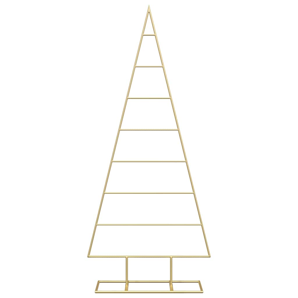 Metal Christmas Tree Gold 125 cm Powder Coated Steel