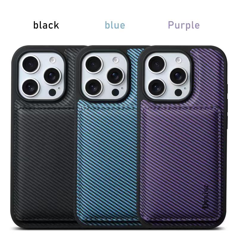 Denior iPhone 16 Pro Max Magnetic Case with Detachable MagSafe SIM Card Holder