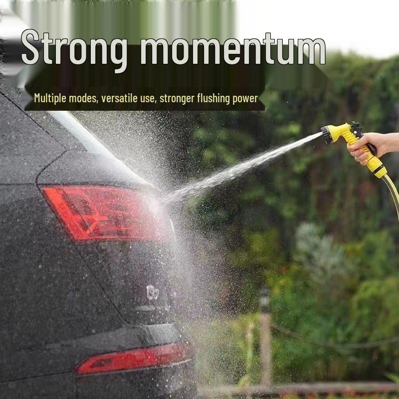 Multifunctional Garden Hose & Water Gun for Car Wash, Flowers, Vegetables, & Balcony Use