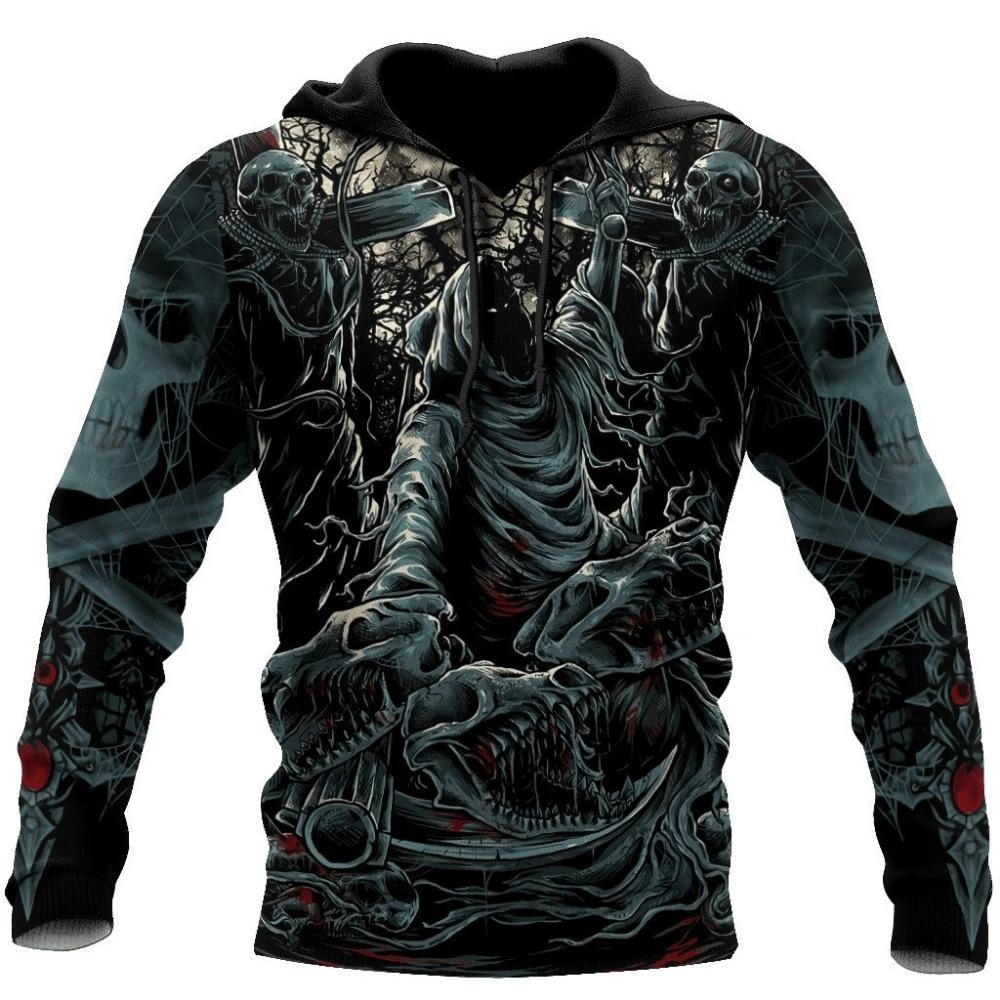 

Funny 3D Skull Print Men s Hoodies Hip Hop Trend Streetwear Fashion Loose Y2k Clothes Autumn Winter Casual Sweatshirts Tops Coat 6XL