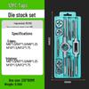 Complete Metric & Imperial Taper Tap and Die Set with Wrench & Round Die Holder