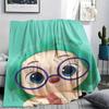 1PC Pinkfong Print Flannel Blanket, High Quality Comfortable for All Seasons, Home Decor, Warmth and Comfort, Perfect for Christmas Gifts112
