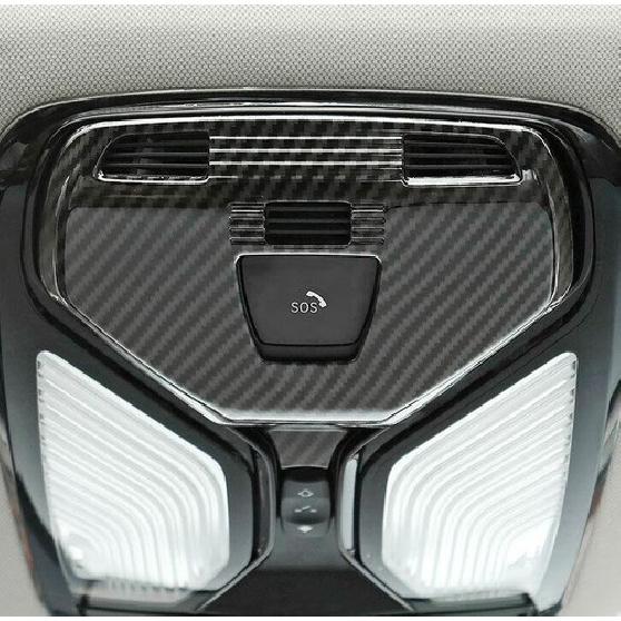 For BMW 3 4 Series G20 G42 2019-2023 Carbon Fiber Inner Reading Lamp Cover Trim