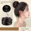 Bird Nest Shaped Fake Hair Bun Scrunchie Ponytail Hair Rings Clips Simple Updo Hair Piece  Women