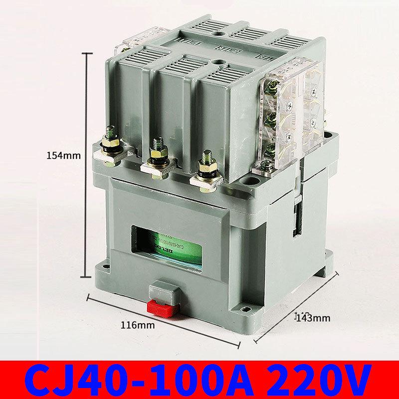 Stycznik AC przemysłowy DELIXI CJ40 380V/220V, 100A-1000A Amper.