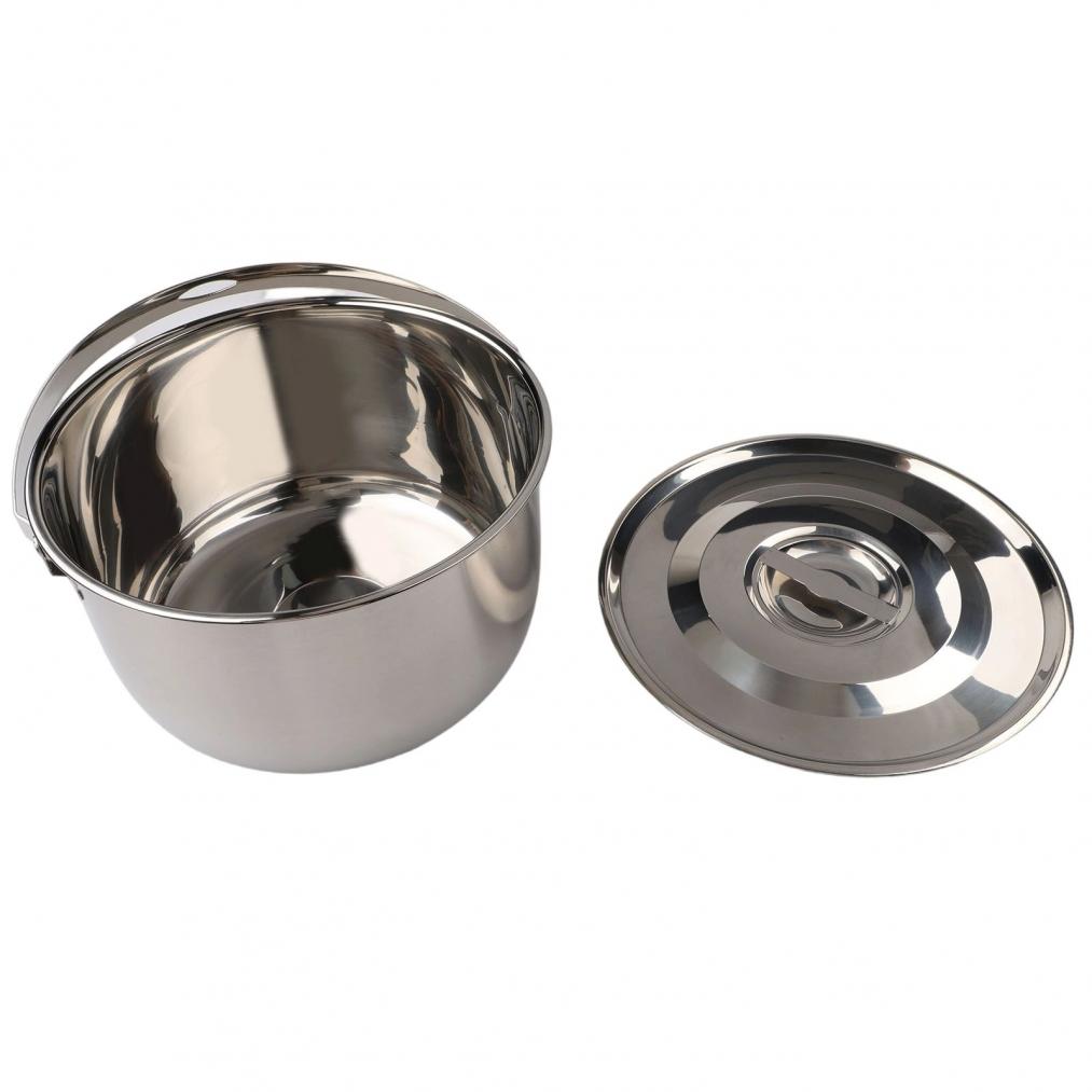 Leicht zu reinigendes Camping-Kochgeschirr Outdoor-Kochen Edelstahl-Topf