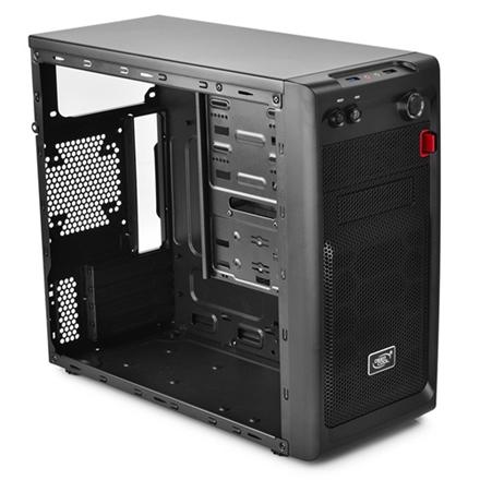 New Deepcool Smarter Case | USB 3.0 x1, USB 2.0 x1, Mic x1, Spk x1 | Color: Black | Micro ATX | No Power Supply | ATX | 24-Month Warranty