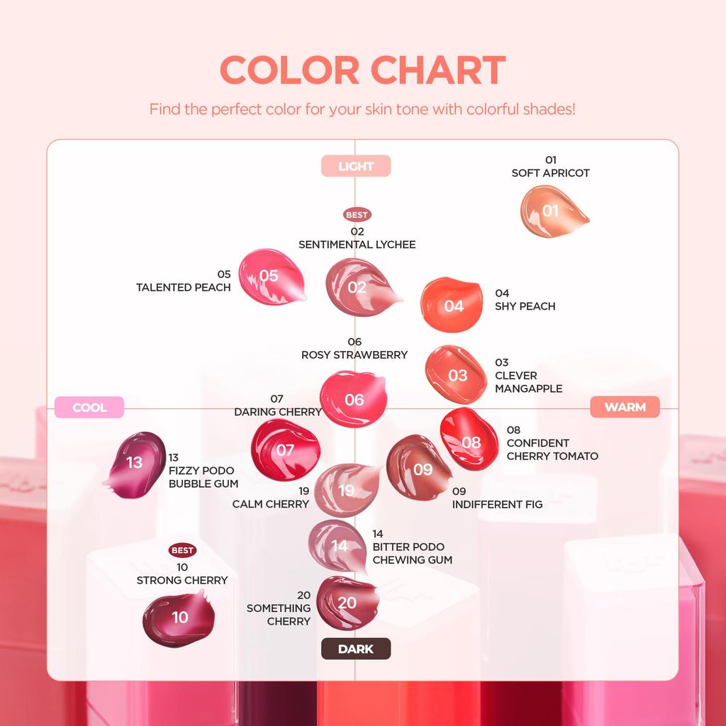lilybyred Bloody Lyre Coating Tint Sentimental [Authentic Product] (#02 Lychee)