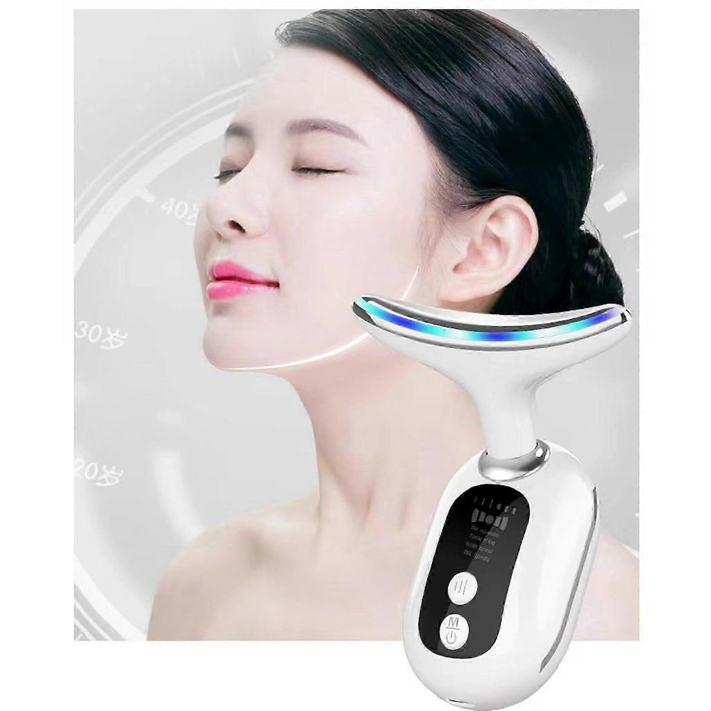 Face Sculpting Device,Neck Face Firming Wrinkle Reduction Tool-Double Chin Reducer-Facial and Neck Massage Massage Mode for Anti-Aging, Lifting and Sm