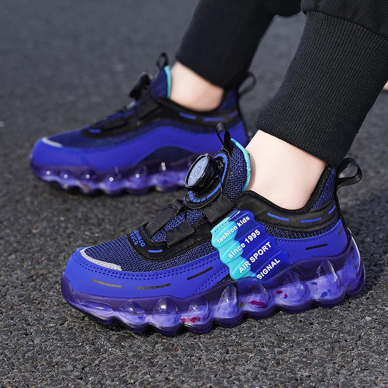 2025 Herbst/Winter Leder-Sportschuhe für Mädchen mit Drehverschluss