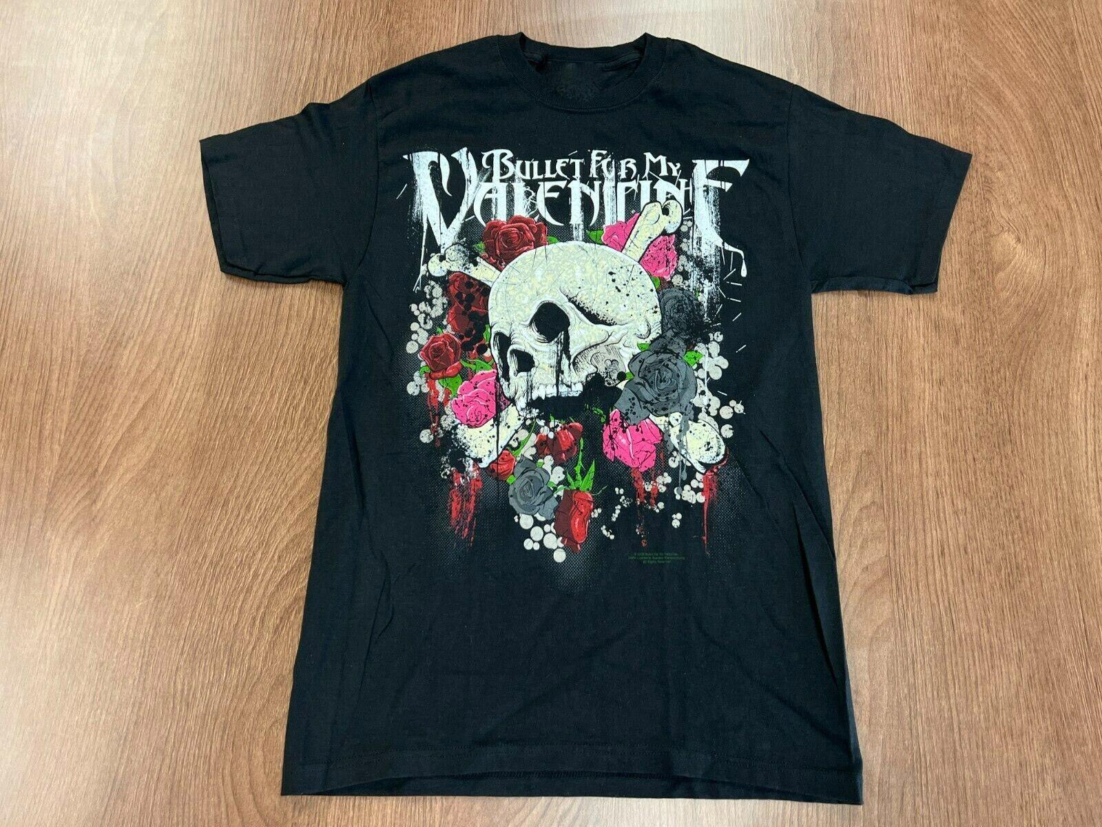 BULLET FOR MY VALENTINE Band Cotton Black All Size Unisex Classic Shirt JU141 XXL