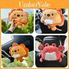 Cute Plush Car Tissue Box Holder Lion Design Hanging Car Paper Towel Box
