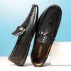 Herren Freizeitschuhe mit Krokodilmuster, Echtes Leder, Slipper, Flache Schuhe, Modische Trend-Loafer, Neue Luxusmarke, Herrenkleidungsschuhwerk