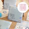 Scrapbooking Decoration Paper 60 Sheets 80x80MM Pocket Notepads for Daily Journaling Note Taking Scrapbooking Crafting