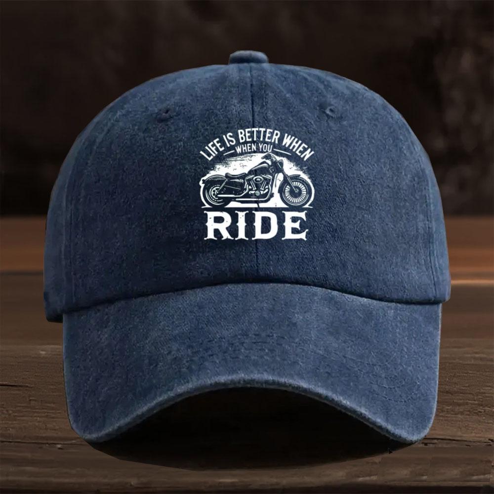Letter Printed Adjustable Baseball Cap Casual Curved Brim Lightweight Sports Hat