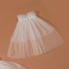 Detachable Layered Sleeves Bride Wedding Arm Cover Decorate White Ruffle Puff Sleeve for Bridal Accessories Gloves