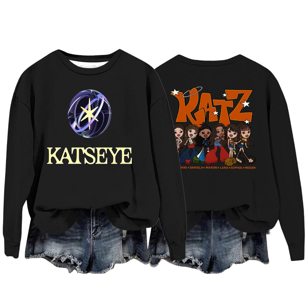 Women's Fashion Casual Long Sleeve Loose Printed Sweatshirt