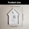 Handmade House Shape Charm Keychain Molds Stylish Sturdy Silicone Set Accessory for Craft Enthusiasts Daily Use