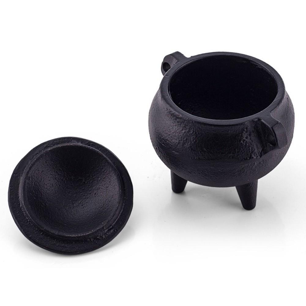 Retro Incense Stick Stove Black Three Legs Pot Creative Aromatherapy Stove Halloween Decoration