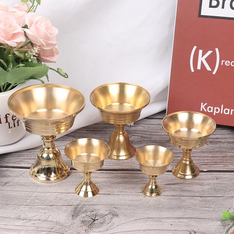 Suport pentru lumânări din aliaj de cupru auriu de dimensiuni multiple Sfeșnic Candelabru Home Decor