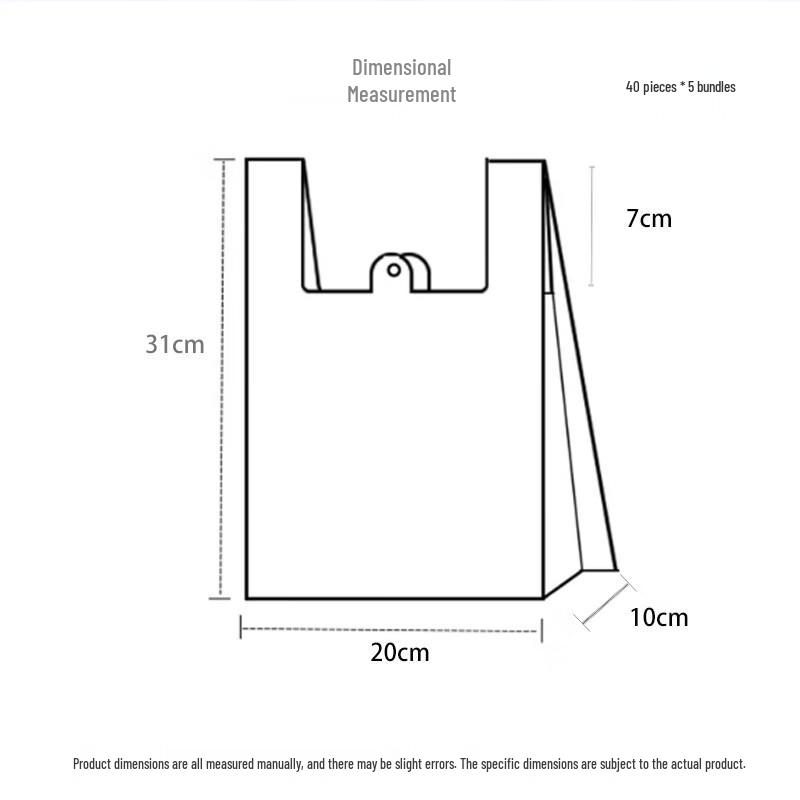 Shuangrui Vest-Style Shopping Bags