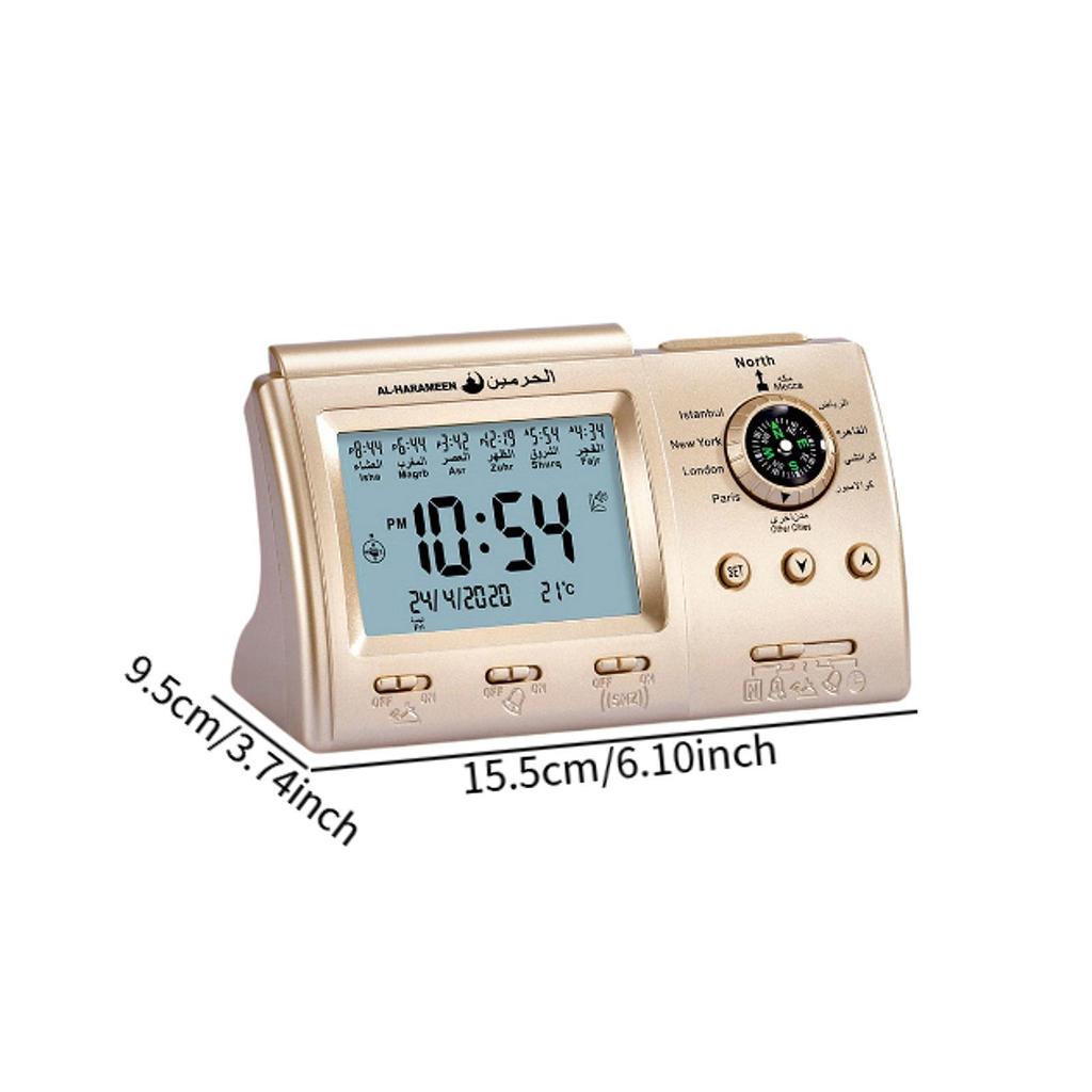 Azan Alarm Clock, Ramadan Gift, Prayer Alarm Clock, Date, Muslim Azan Alarm