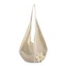 Casual Handmade Crochet Underarm Bag Hollow Out Large Capacity Mesh Tote Knitting Weaving Beach Bag for Shopping