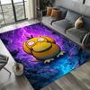 3D Cool P-Psyduck-S Cartoon Anime Carpet Rug Art for Room Decor Sofa Christmas Halloween Gifts Game Area Rug Non-slip Floor Mat