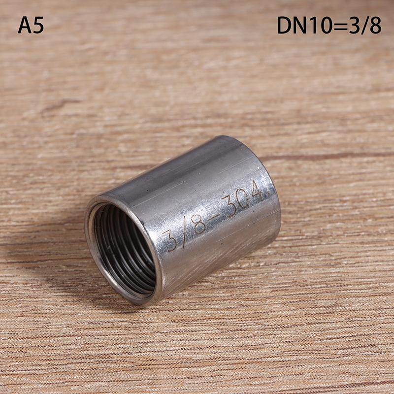 1/8" 1/4" 3/8" 1/2" 3/4" 1" 11/4" 11/2" BSP Female DN 6/8/10/15/20/25/32/40/50mm Barrel Coupler Nipple Pipe Fitting Connector