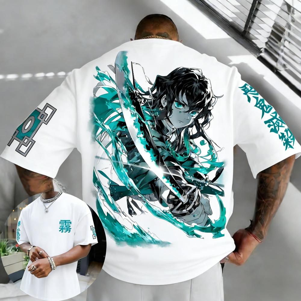 Devil Killer Anime Printed Men's and Women's T-shirt Summer Casual Parent Child Top